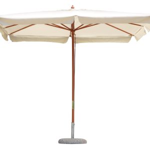 Ombrellone 3X3 Legno Standard Poli Ecru'  1 Pz