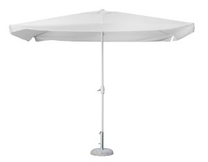 Ombrellone  Nevada 3X2 Fusto Bianco - Manovella - Telo Bianco 1 Pz