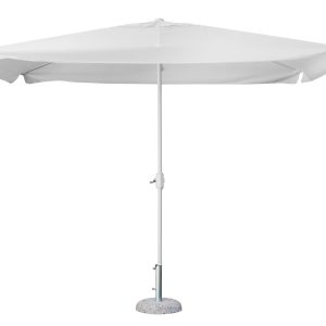 Ombrellone  Nevada 3X2 Fusto Bianco - Manovella - Telo Bianco 1 Pz