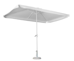 Ombrellone  Nevada 3X2 Fusto Bianco - Manovella - Telo Bianco 1 Pz