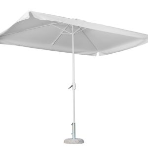 Ombrellone  Nevada 3X2 Fusto Bianco - Manovella - Telo Bianco 1 Pz