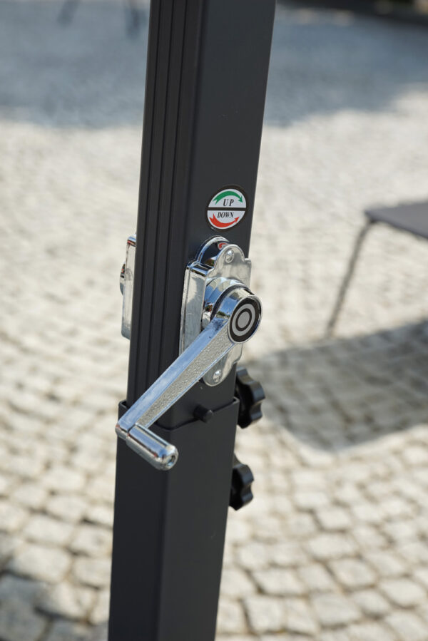 Ombrellone Florida 3X3 Palo Lat. Antracite Poli Ecru' 1 Pz