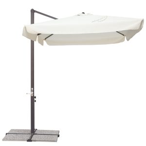 Ombrellone Florida 3X2 Palo Lat. Antracite Poli Ecru' 1 Pz