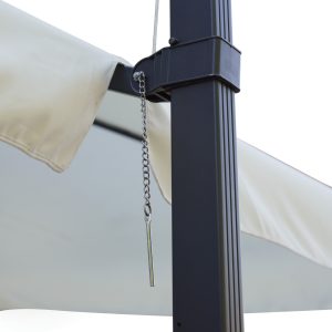 Ombrellone Florida 3X2 Palo Lat. Antracite Poli Ecru' 1 Pz