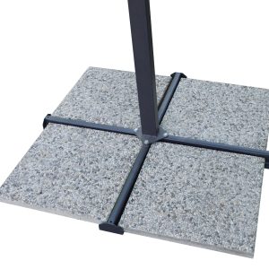 Ombrellone Florida 3X2 Palo Lat. Antracite Poli Ecru' 1 Pz