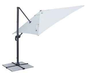 Ombrellone California 3X3 Palo Laterale con maniglia Greenwood