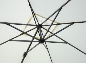 Ombrellone California 3X3 Palo Laterale con maniglia Greenwood