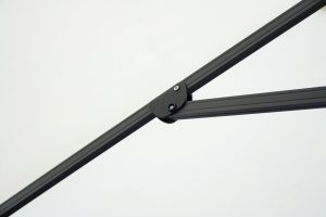 Ombrellone California 3X3 Palo Laterale con maniglia Greenwood