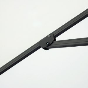 Ombrellone California 3X3 Palo Laterale con maniglia Greenwood