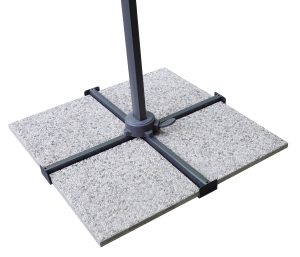 Ombrellone California 3X3 Palo Laterale con maniglia Greenwood