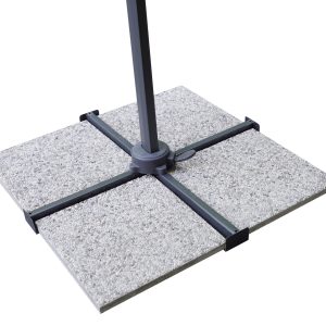 Ombrellone California 3X3 Palo Laterale con maniglia Greenwood