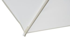 Ombrellone palo laterale 3X3 Bianco Contract Ecru' Greenwood