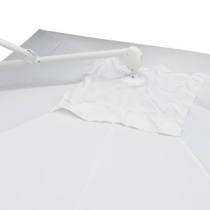 Ombrellone palo laterale 3X3 Bianco Contract Ecru' Greenwood