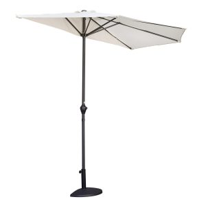 Mezzo Ombrellone Ø3 Manov Poli Ecru' Fusto Antr 1 Pz