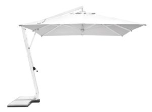 Ombrellone  3,5X3,5 fusto alluminio effetto legno Greenwood