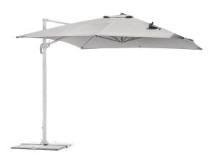 Ombrellone California 3X4 fusto Bianco telo Spuncrylic Greenwood