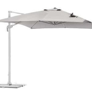 Ombrellone California 3X4 fusto Bianco telo Spuncrylic Greenwood