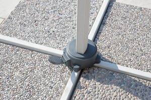 Ombrellone California 3X4 fusto Bianco telo Spuncrylic Greenwood