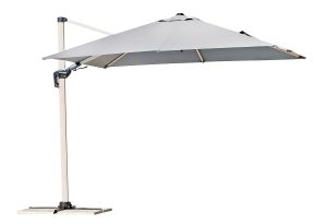 Ombrellone 3X3 fusto wooden look e telo Spuncrylic Greenwood