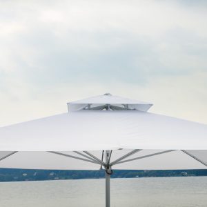 Ombrellone  3X3 Push Up - Fusto Bianco - Telo Bianco 1 Pz