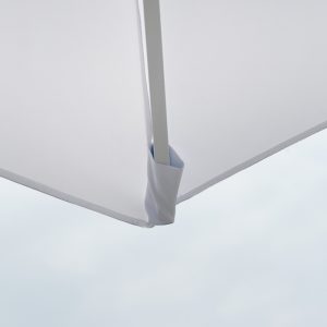 Ombrellone  3X3 Push Up - Fusto Bianco - Telo Bianco 1 Pz