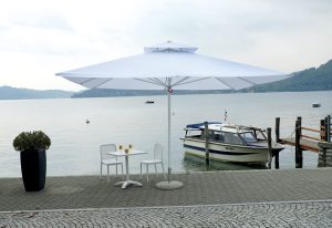 Ombrellone  4X4 Push Up -  Telo Bianco 1 Pz