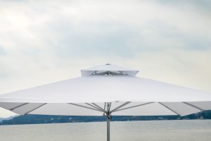 Ombrellone  4X4 Push Up -  Telo Bianco 1 Pz