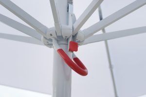 Ombrellone  4X4 Push Up -  Telo Bianco 1 Pz