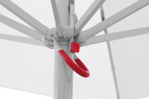 Ombrellone  4X4 Push Up -  Telo Bianco 1 Pz