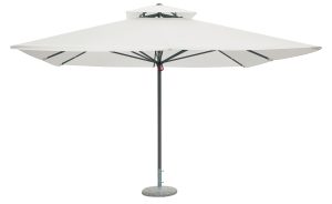 Ombrellone  4X4 Push Up -  Telo Bianco 1 Pz