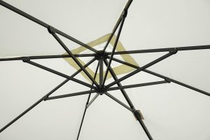 Ombrellone 3x3 doppio palo laterale Greenwood