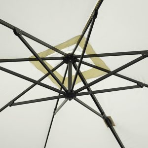 Ombrellone 3x3 doppio palo laterale Greenwood