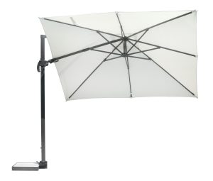 Ombrellone California 3X3 mezza base basculante Greenwood