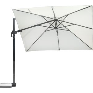 Ombrellone California 3X3 mezza base basculante Greenwood