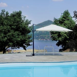 Ombrellone California 3X4 mezza base, basculante Greenwood