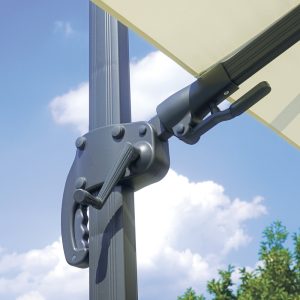 Ombrellone California 3X4 mezza base, basculante Greenwood