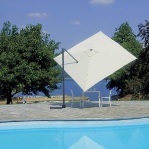 Ombrellone California 3X4 mezza base, basculante Greenwood