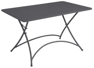 Tavolo Orta 120X70 - Ferro Antracite - Pieg. 1 Pz