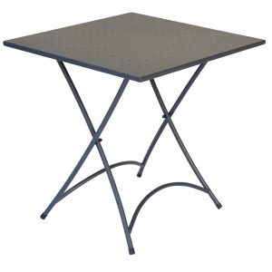 Tavolo Orta 70X70 - Ferro Antracite - Pieg. 1 Pz