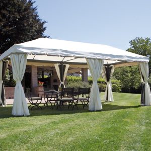 Gazebo Nebraska 6x3 con tende laterali