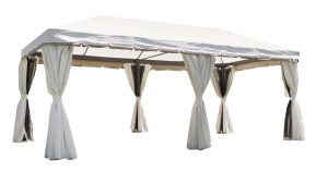 Gazebo Nebraska 6x3 con tende laterali