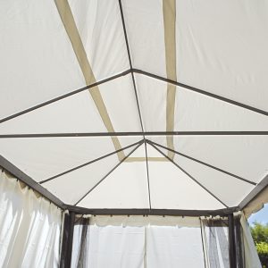 Gazebo Nebraska 6x3 con tende laterali