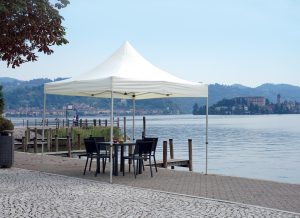 Gazebo 3X3 pieghevole con traliccio centrale In alluminio Greenwood