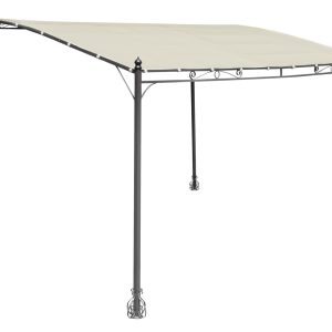 Pergola a parete Kansas in ferro 3X4 polisabbia Greenwood