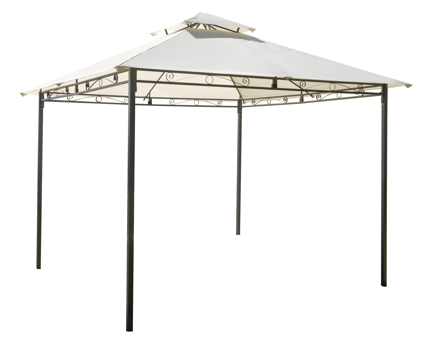 Gazebo Illinois 3x3 con innesto a molla Greenwood - immagine 2