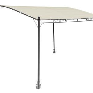 Pergola a parete Kansas in ferro 3x2,5 Grenwod