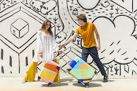 Trolley Tucano Shake in policarbonato a quattro ruote