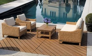 Salotto Maiori  In Rattan Leles 4 Pz