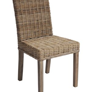 Sedia Lisbona Grey Kubu naturale Greenwood