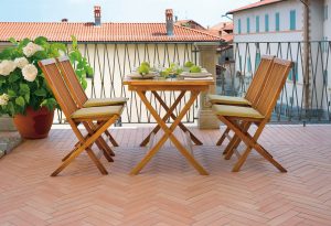Tavolo rettangolare Lipari pieghevole Teak 120X70 Greenwood